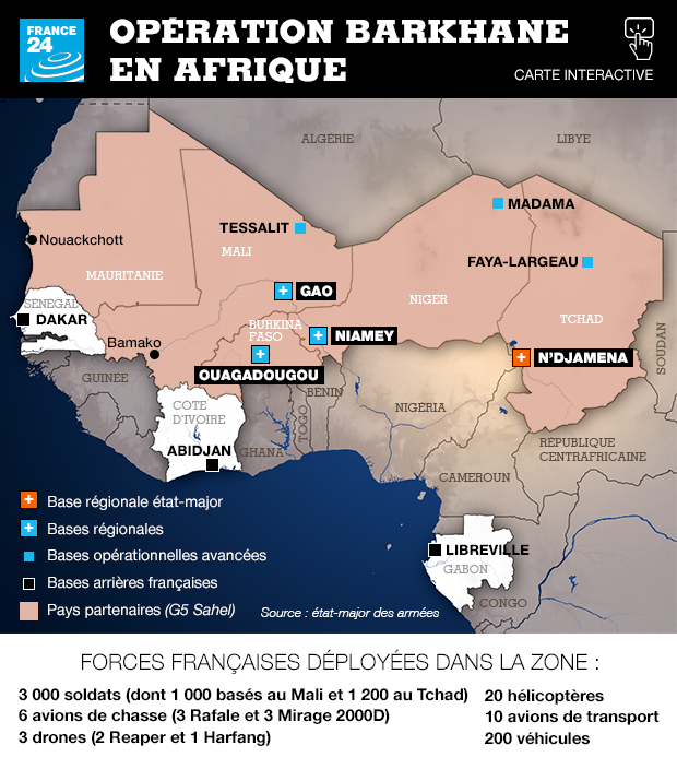 carte françafrique