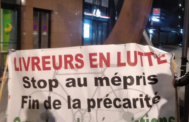 Les livreurs uberisés en grève à Toulouse