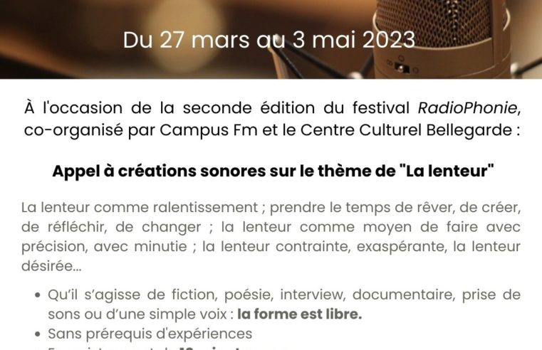 Appel à créations sonores – Festival RadioPhonie #2